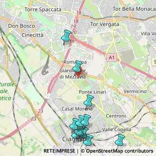 Mappa Via Bivongi, 00173 Roma RM, Italia (3.11667)