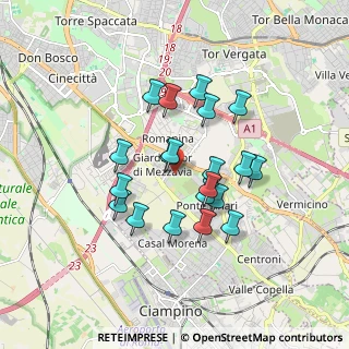 Mappa Via Bivongi, 00173 Roma RM, Italia (1.538)