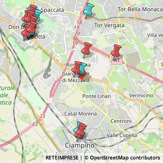 Mappa Via Bivongi, 00173 Roma RM, Italia (3.3225)