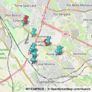 Mappa Via Bivongi, 00173 Roma RM, Italia (1.83364)
