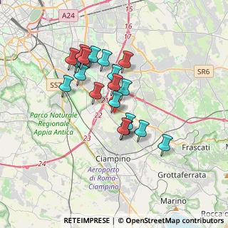 Mappa Via Bivongi, 00173 Roma RM, Italia (3.08)