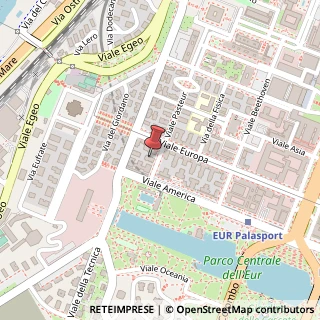 Mappa Viale Pasteur, 70, 00144 Roma, Roma (Lazio)