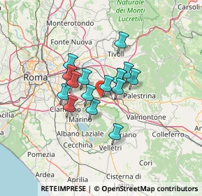 Mappa Via Frascati Colonna, 00030 Colonna RM, Italia (9.27)