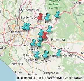 Mappa Via Frascati Colonna, 00030 Colonna RM, Italia (11.82188)