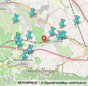 Mappa Via Frascati Colonna, 00030 Colonna RM, Italia (2.195)