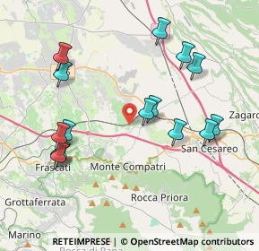 Mappa Via Frascati Colonna, 00030 Colonna RM, Italia (4.45)