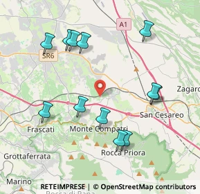 Mappa Via Frascati Colonna, 00030 Colonna RM, Italia (4.40917)