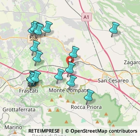 Mappa Via Frascati Colonna, 00030 Colonna RM, Italia (4.41278)