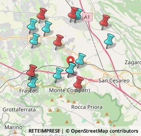 Mappa Via Frascati Colonna, 00030 Colonna RM, Italia (4.14294)