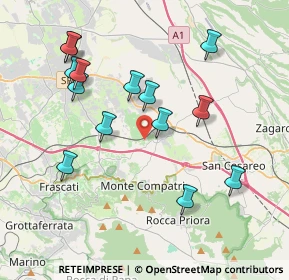 Mappa Via Frascati Colonna, 00030 Colonna RM, Italia (4.21714)