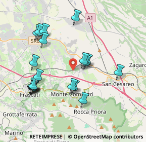 Mappa Via Frascati Colonna, 00030 Colonna RM, Italia (4.2735)