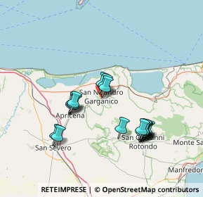 Mappa Via Giovanni Verga, 71015 San Nicandro Garganico FG, Italia (14.38722)