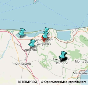 Mappa Via Giovanni Verga, 71015 San Nicandro Garganico FG, Italia (15.7355)