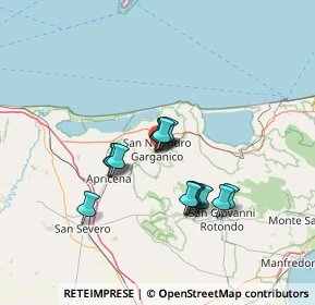 Mappa Via Giovanni Verga, 71015 San Nicandro Garganico FG, Italia (11.33533)