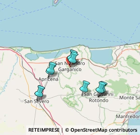 Mappa Via Giovanni Verga, 71015 San Nicandro Garganico FG, Italia (12.95636)