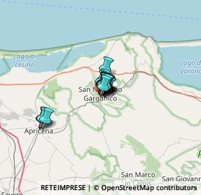 Mappa Via Giovanni Verga, 71015 San Nicandro Garganico FG, Italia (2.807)