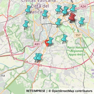 Mappa Via Stendhal, 00144 Roma RM, Italia (5.52188)