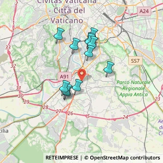 Mappa Via Stendhal, 00144 Roma RM, Italia (3.21333)