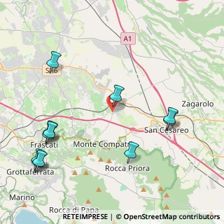 Mappa Via San Chiara, 00030 Colonna RM, Italia (5.61273)
