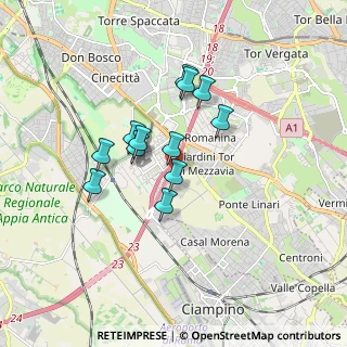 Mappa Via Ettore Gabrici, 00173 Roma RM, Italia (1.41833)