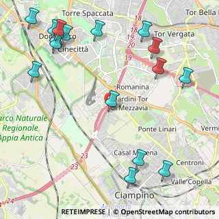 Mappa Via Ettore Gabrici, 00173 Roma RM, Italia (3.10188)
