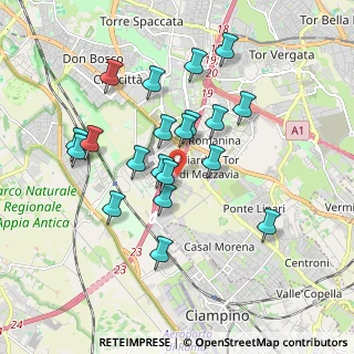 Mappa Via Ettore Gabrici, 00173 Roma RM, Italia (1.786)