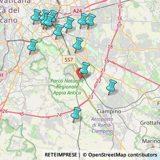 Mappa SS 7, 00178 Roma RM (5.53214)