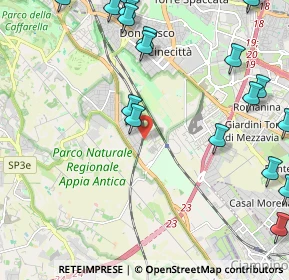 Mappa SS 7, 00178 Roma RM (3.243)