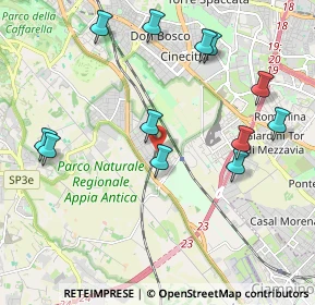 Mappa SS 7, 00178 Roma RM (2.37583)