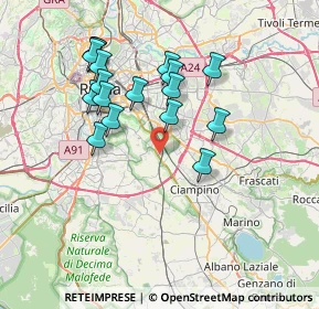 Mappa Roma, 00178 Roma RM, Italia (7.34471)