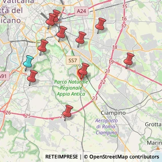Mappa Roma, 00178 Roma RM, Italia (5.09273)