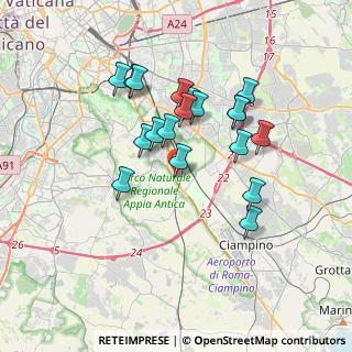 Mappa Via Cariati, 00178 Roma RM, Italia (3.32526)