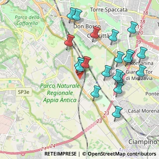 Mappa Via Cariati, 00178 Roma RM, Italia (2.268)
