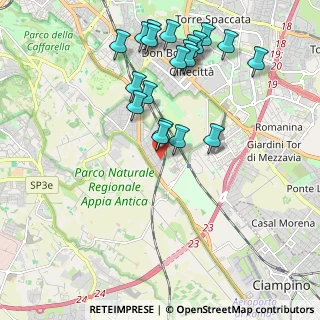 Mappa Via Santa Severina, 00178 Roma RM, Italia (2.2685)