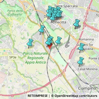 Mappa Via Santa Severina, 00178 Roma RM, Italia (2.4165)