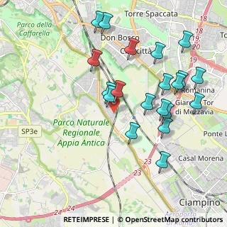 Mappa Via Santa Severina, 00178 Roma RM, Italia (2.186)