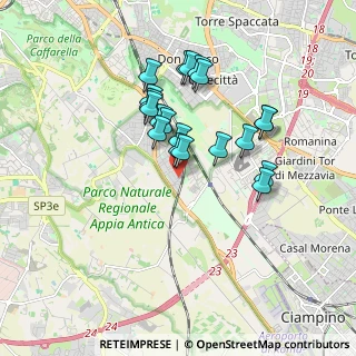 Mappa Via Santa Severina, 00178 Roma RM, Italia (1.6)