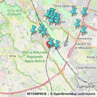 Mappa Via Santa Severina, 00178 Roma RM, Italia (2.41111)