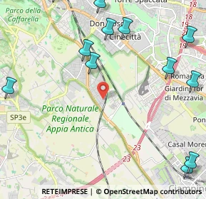 Mappa Via Santa Severina, 00178 Roma RM, Italia (3.63176)