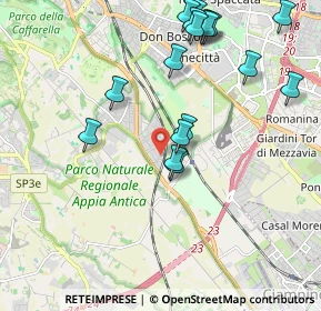 Mappa Via Santa Severina, 00178 Roma RM, Italia (2.34059)