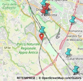 Mappa Via Santa Severina, 00178 Roma RM, Italia (3.16545)