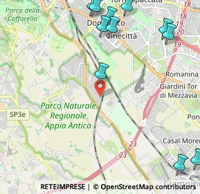 Mappa Via Santa Severina, 00178 Roma RM, Italia (3.26167)