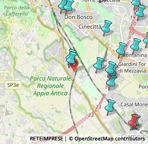 Mappa Via Santa Severina, 00178 Roma RM, Italia (3.109)