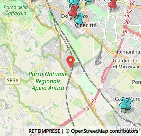 Mappa Via Santa Severina, 00178 Roma RM, Italia (3.63364)