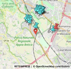 Mappa Via Santa Severina, 00178 Roma RM, Italia (2.081)
