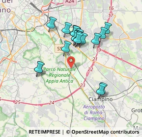 Mappa Via Santa Severina, 00178 Roma RM, Italia (3.4495)