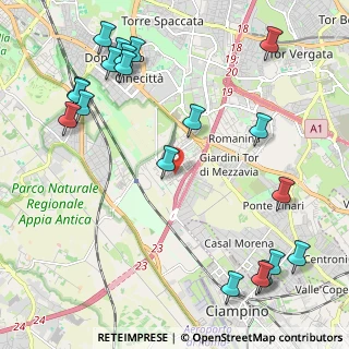 Mappa Via Lucrezia Romana, 00173 Roma RM, Italia (2.9915)