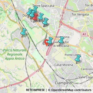 Mappa Via Primo Conti, 00173 Roma RM, Italia (2.42917)