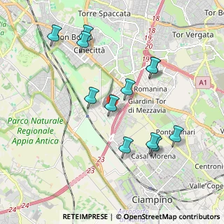 Mappa Via Primo Conti, 00173 Roma RM, Italia (2.05583)