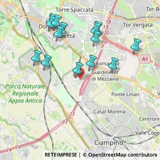 Mappa Via Primo Conti, 00173 Roma RM, Italia (2.36071)